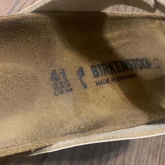 Birkenstock Gizeh cream sandals - size 41 narrow - Picture 7 of 8